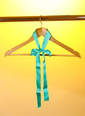 Beautiful turquoise bow hanging