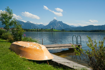 Boot am Hopfensee