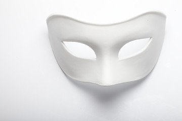 white mask