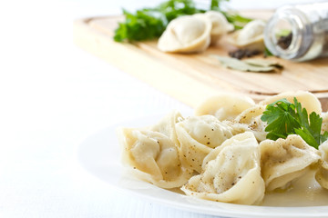 boiled pelmeni