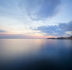 blue hour in Trieste