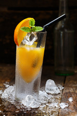 Orange Alcohol Drink