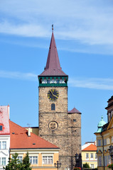 Fototapeta premium city - ​​Jicin, old tower, the Czech Republik