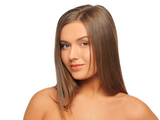 Obraz premium beautiful woman with long hair