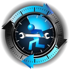24 hour maintenance logo
