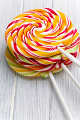 colorful lollipops