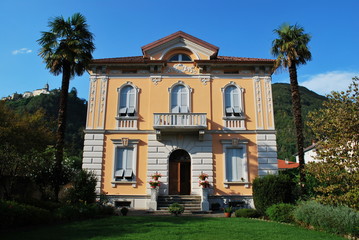 Italian villa and park