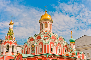 Fototapeta na wymiar Katedra Matki Bożej Kazańskiej Ikony w Moskwie