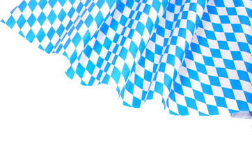 Bayerisches Muster blau weiß Hintergrund Oktoberfest