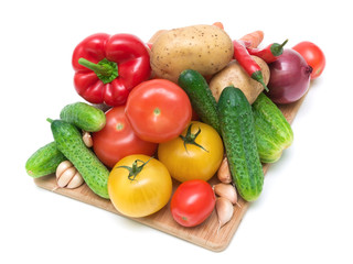 fresh vegetables close up