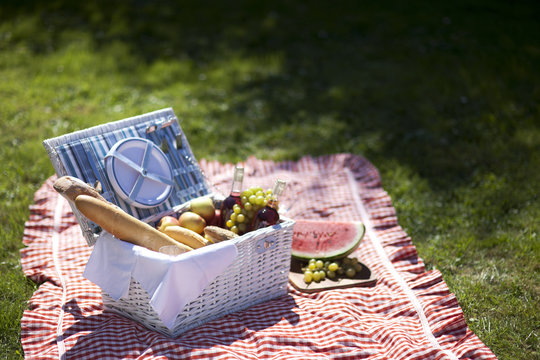 Perfect food in the garden. picnic