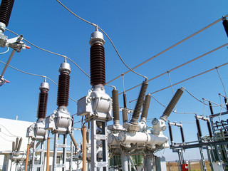 High voltage electrical substation
