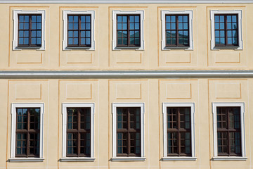 Fototapeta na wymiar Historic facade in Dresden