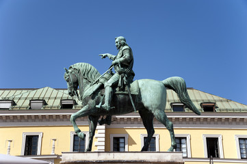 Obraz premium Reiterdenkmal Maximilian von Bayern in München