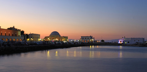 Rhodes Greece at sunset