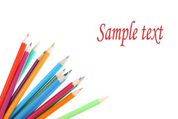 Many-colored pencils