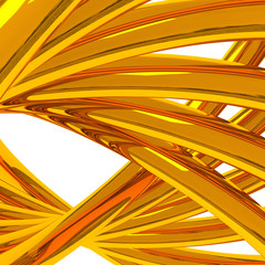 Abstract gold background 3d