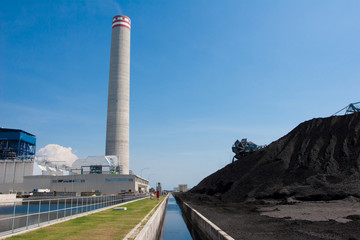 Lignite mass in electricity  generator plant