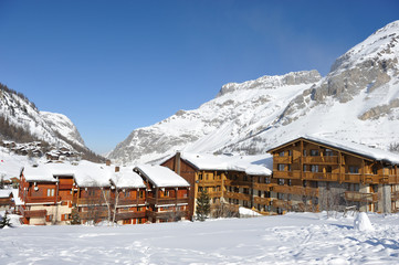 Mountain ski resort