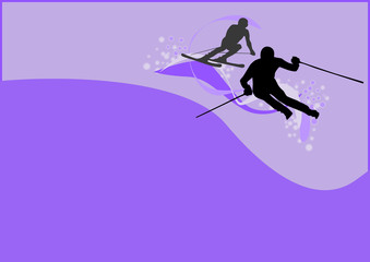 Winter sport background