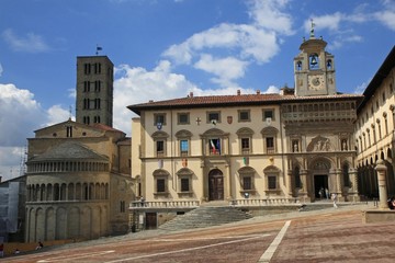 Obraz premium Arezzo, Piazza