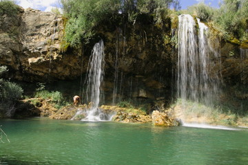 Naklejka premium CASCADA DE SAN PEDRO EN ARAGON