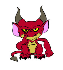 Halloween Goblin Red