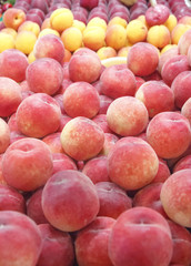 Many Peaches in a Market