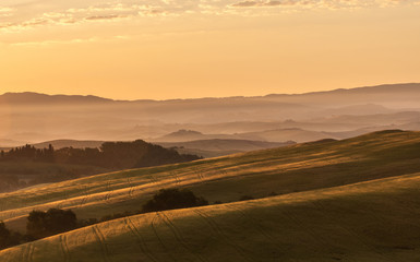 Early morning light  in the Tuscany region of Italy