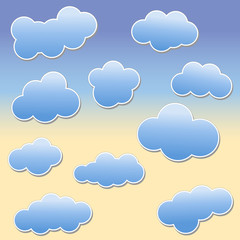 Clouds Vectors