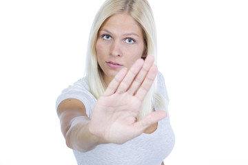 Halt und nicht weiter