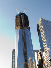 Construction of the Freedom Tower, NYC