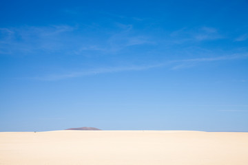 Naklejka premium Corralejo sand dunes