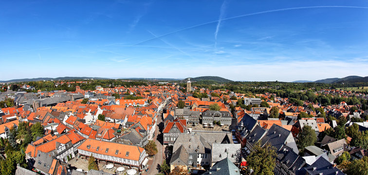 Blick auf Goslar, Deutschland