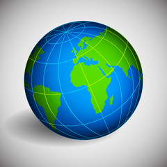 Globe of Earth. EPS10 vector