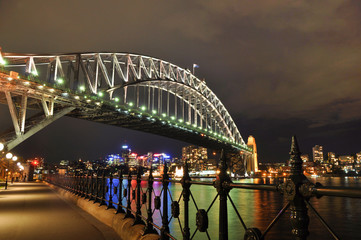 Sydney Harbor Bridge and Central Business District