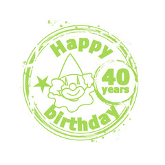 happy birthday 40 years