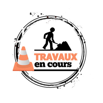 timbre travaux en cours