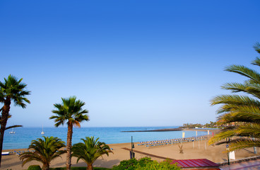 Las vistas beach Arona in costa Adeje Tenerife