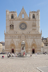 cathedral of saint john in lyon