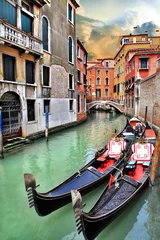 Badkamer foto achterwand prachtig stedelijk landschap van Venetië © Freesurf