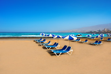Obraz premium Adeje Beach Playa Las Americas in Tenerife