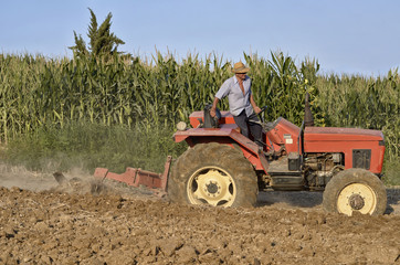 man on tractor © roberto1971