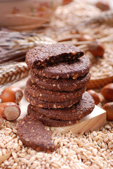 biscotti ai cereali e cioccolato