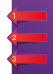 Obraz premium Colorful Arrows Vector Sample option