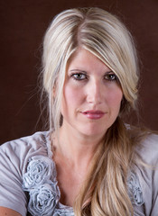 portrait of a middle aged 30-40 woman