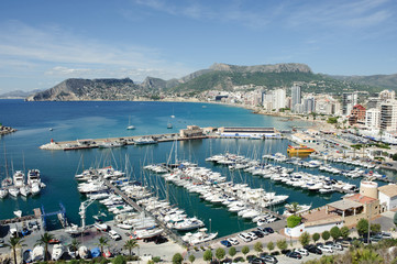 Aerial view of Calpe