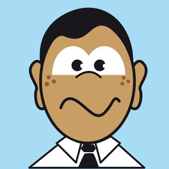 visage expression figure portrait triste malheur