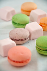 Bunte Macarons