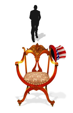 Empty Presidential Chair.